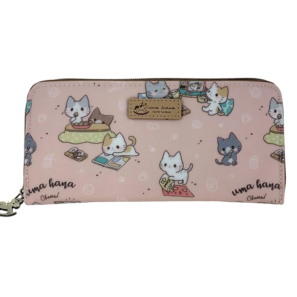 Uma Hana Handbags - Waterproof Cat Long Wallet Fits Phone & Bills